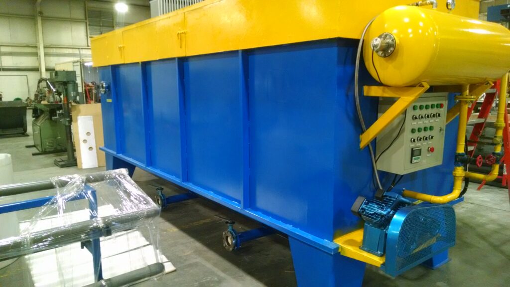 Water treatment equipment and industrial process
